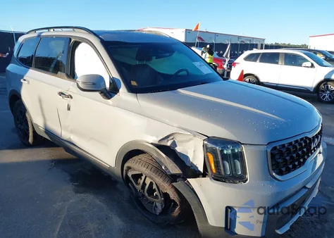 2023 Kia Telluride Ex X-Line z USA, uszkodzony, nr VIN 5XYP3DGCXPG372656